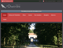 Tablet Screenshot of chateau-de-l-oiseliniere.com